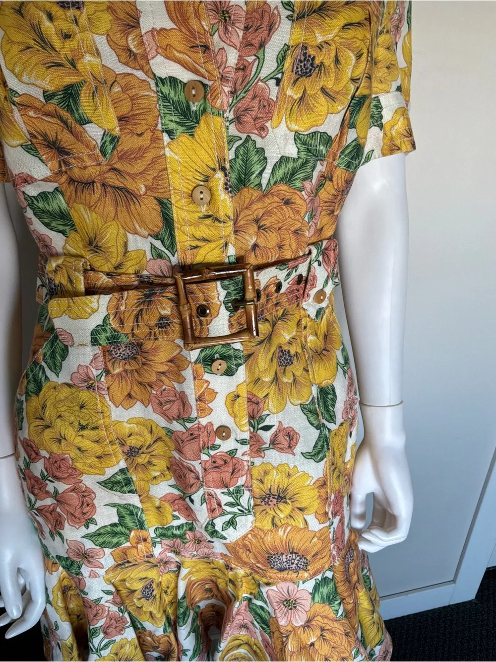 Zimmermann Floral Shirt Dress - LIKE NEW! - Picture 4 of 7